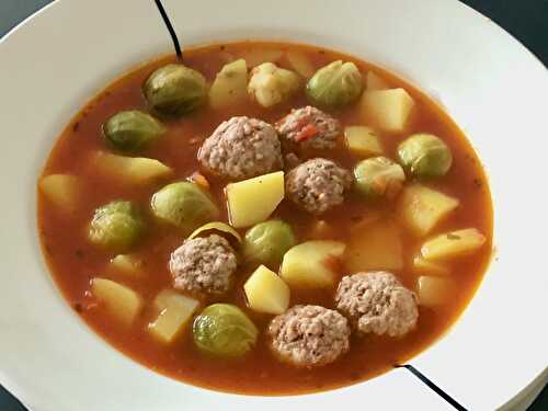 Easy Brussels sprouts stew