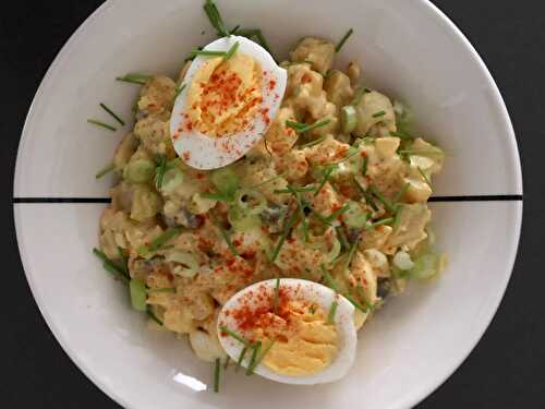 Potato egg salad