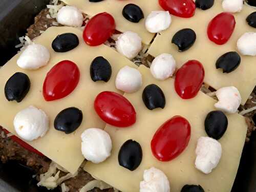 Vegetarian eggplant burger with tomatoes