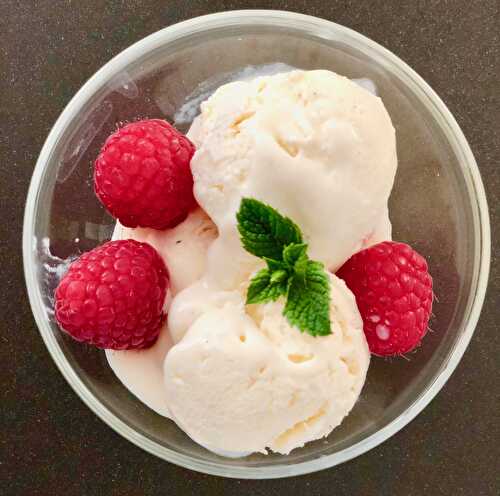 Machineless homemade vanilla ice