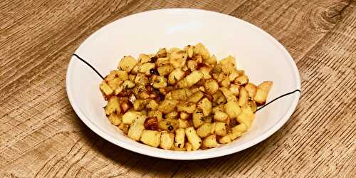 Crispy crunchy cubed potatoes