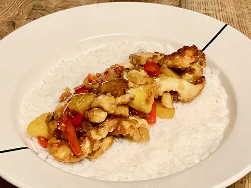 Sweet&sour fried Chinese chicken