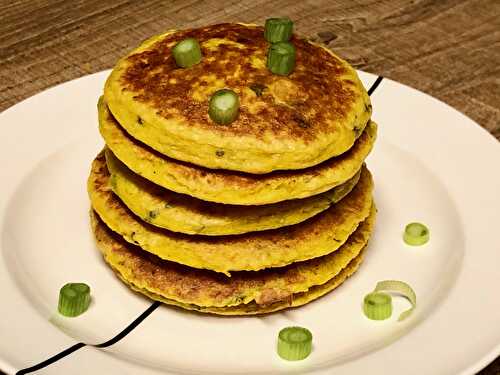 Healthy Indian inspired pumpkin pancakes