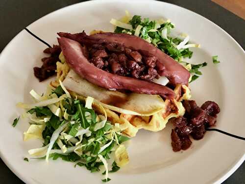 Rabbit back in cherry beer