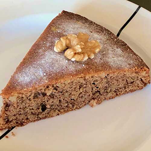 Greek walnut cake
