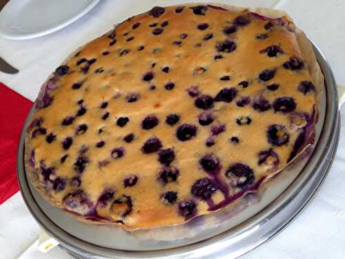 Blueberry almond cake