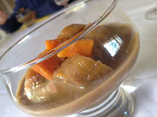 Kolak pisang and ubi jalar