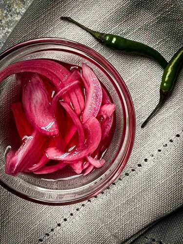 Quick Pickled Red Onion