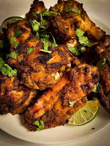 Crispy Oven Baked Curry Masala Wings