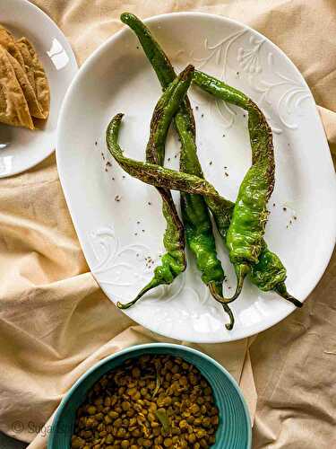 Fried Long Hot Peppers with Ajwain Seeds