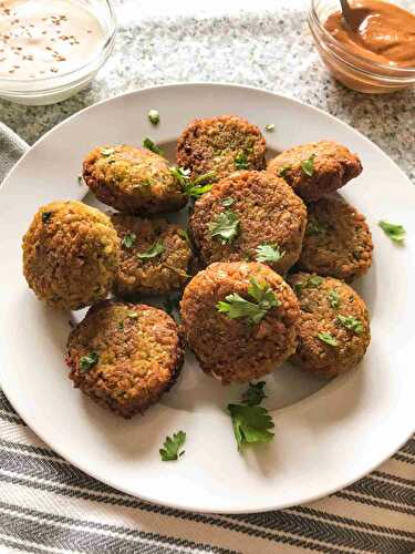 Herb and Turmeric Falafel