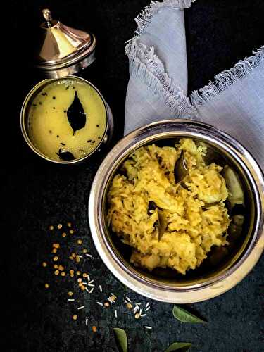 Instant Pot Khichdi and Simple Kadhi