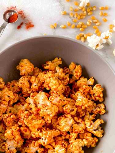Kashmiri Chili and Cheese Popcorn