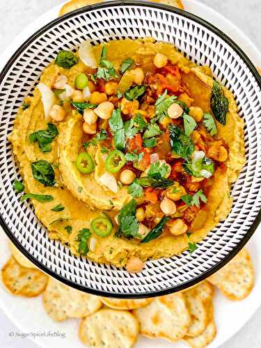 Spicy Chole Masala Hummus