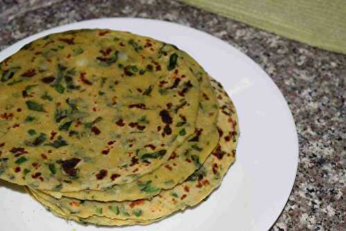 Kale, Potato, Jalapeno Parathas (Indian Flatbreads) - Sweet Simple Masala