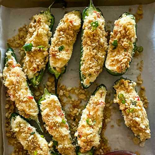 Baked Jalapeño Poppers with Cream Cheese