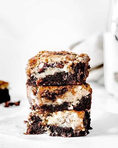 Chocolate marble brownies