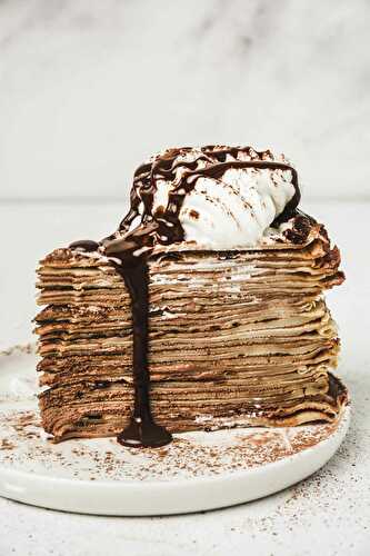 Chocolate Crepe cake