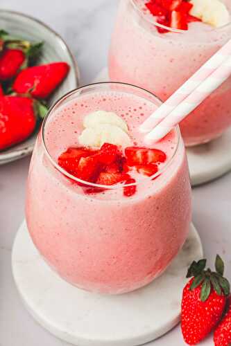 Strawberry banana smoothie recipe