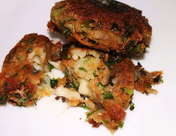 Easy Aloo Cheese Tikki Recipe for Kids - Taste Of Mine