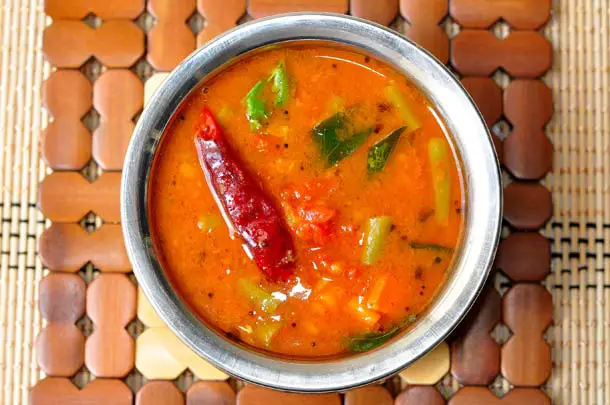 Easy South Indian Homemade Sambar Recipe - Taste Of Mine