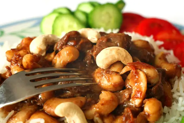Hot and Spicy Pork with Cashews - Taste Of Mine