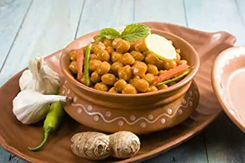 Spicy Indian Chana Chaat Recipe - Taste Of Mine