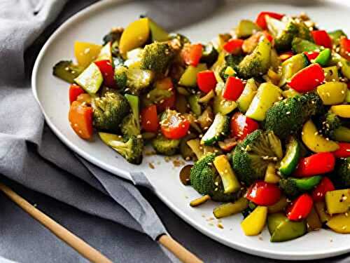 Easy Indian Stir Fried Vegetables Recipe
