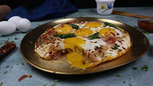 Afghani Omelette or Egg Afghani - Tasted Recipes
