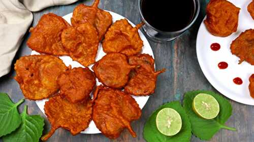Ajwain Leaves Pakora - Tasted Recipes
