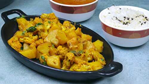 Aloo Gobhi Sabji - Easy Aloo Gobi - Tasted Recipes