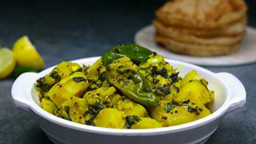 Aloo Methi Bhaji Without Onion - Tasted Recipes