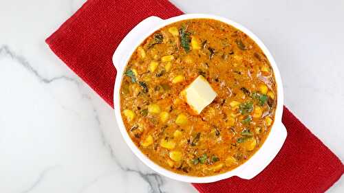 Cheese Corn Curry | Sweet Corn Sabji - Tasted Recipes