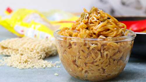 Cheese Schezwan Maggi - Tasted Recipes