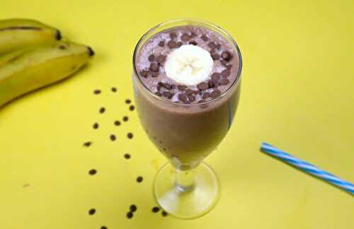 Chocolate Banana Milkshake - Tasted Recipes