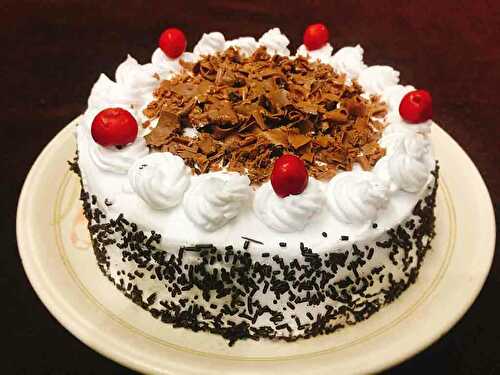 Chocolate Cherry Cake - Choco Cherry Cake - Tasted Recipes