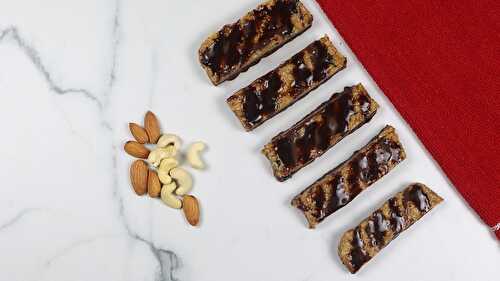 Cocoa Dip Protein Bars - Tasted Recipes