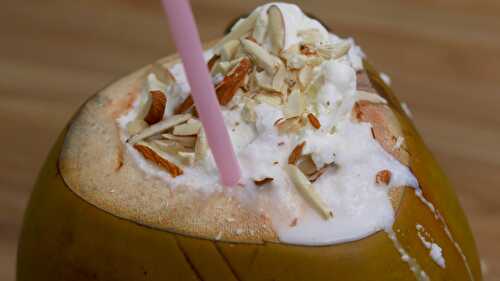 Coconut Milkshake with Milk