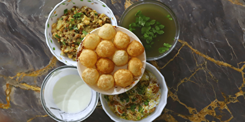 Cold Pani Puri Recipe - How to Make Paani Puri At Home - Tasted Recipes