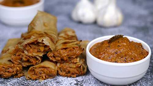 Dahi Garlic Chutney | Spicy Dahi Lahsun Chutney - Tasted Recipes