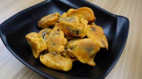 Date Fritters - Khajur Bhajiya Recipe - Tasted Recipes