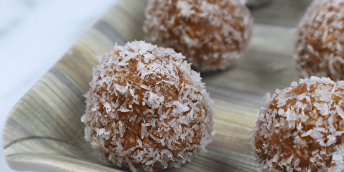 Dates, Coconut and Almond Energy Balls - Tasted Recipes