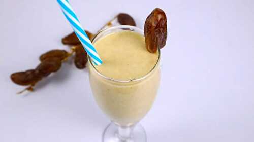 Dates Milkshake - Khajoor Milkshake Recipe - Tasted Recipes