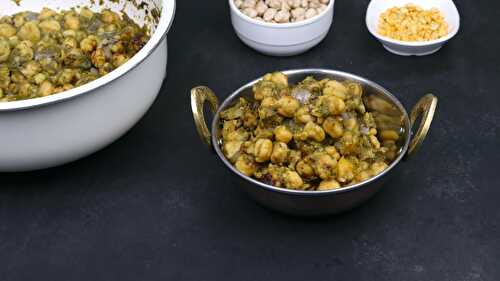Dhaniya Chole Masala | धनिया छोले मसाला - Tasted Recipes