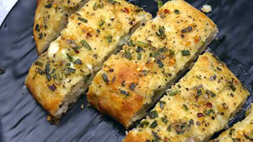 Domino's Cheesy Garlic Bread at Home - Tasted Recipes
