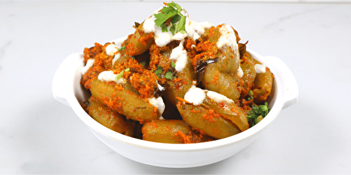 Dry Stuffed Parwal (Bharwa Parwal Without Gravy) Recipe - Tasted Recipes