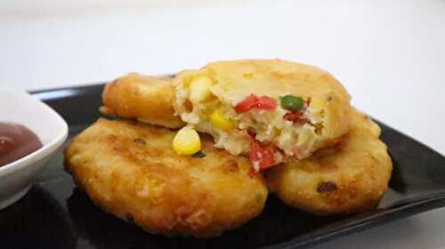 Easy Corn Cutlet - Tasted Recipes