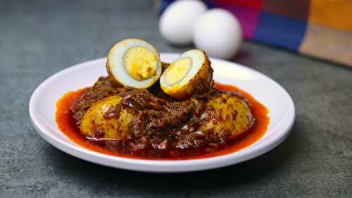 Egg Ghee Roast Mangalorean Style - Tasted Recipes
