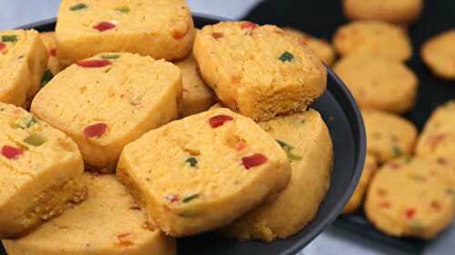 Eggless Karachi Bakery Biscuits - Tasted Recipes