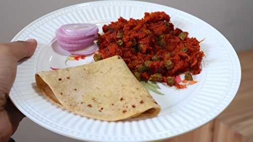 Gajar Hara Chana Sabji - Recipe - Tasted Recipes